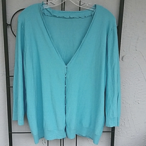 Preswick & Moore women's cardigan size 2X - Picture 4 of 6
